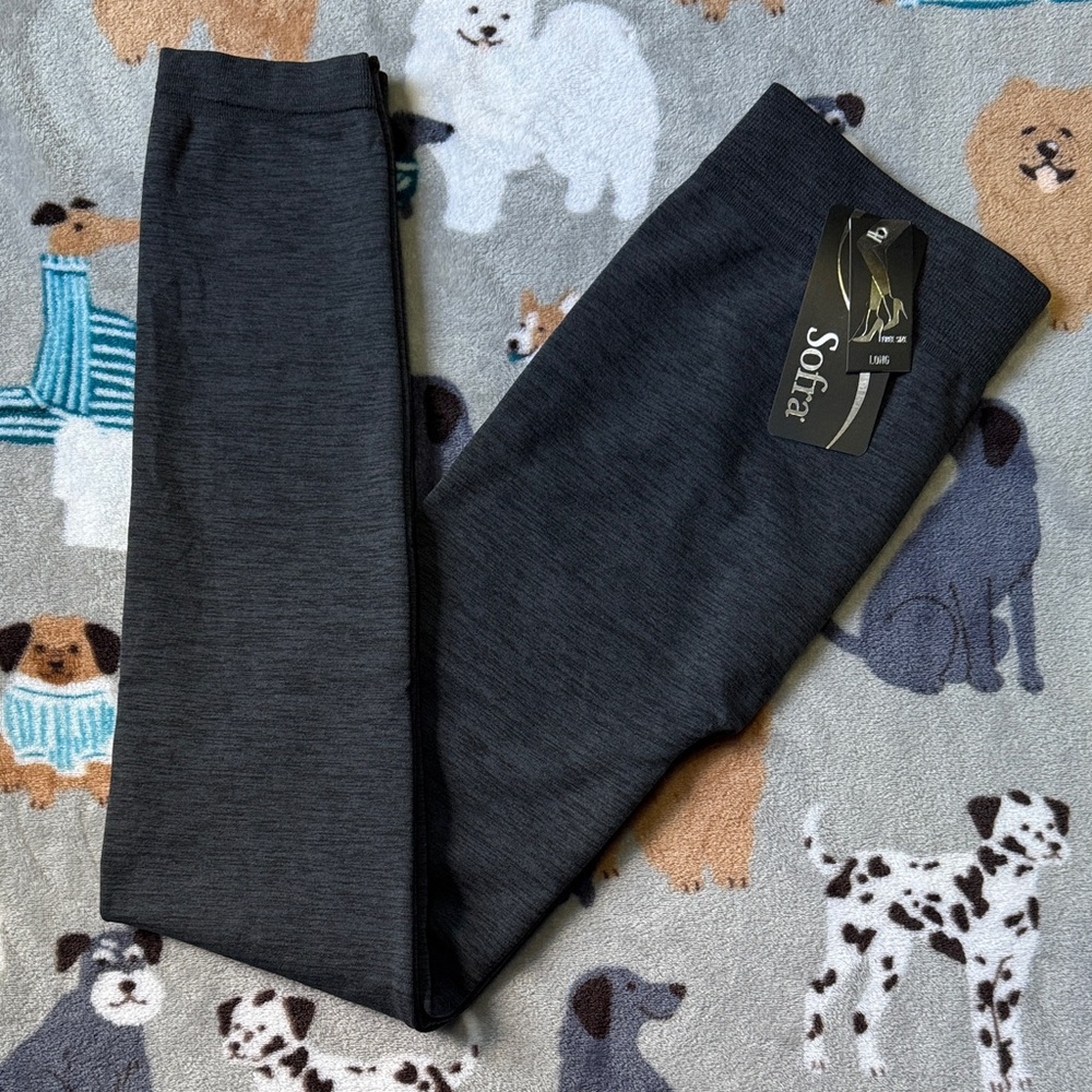 SOFRA Dark Gray Leggings Long Freesize
